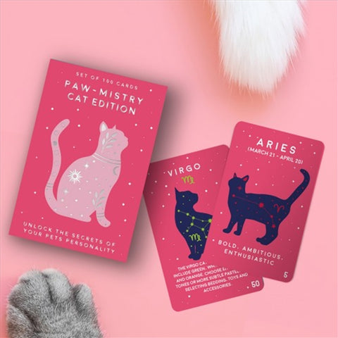 Paw-Mistry Cat Edition Cards for Cat Lovers & Family Entertainment