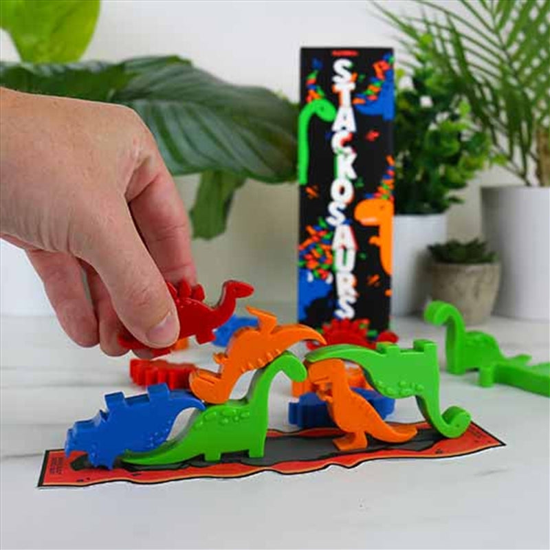 Stackosaurs Dino Stacking Game - Fun Dice Rolling, 1 Set