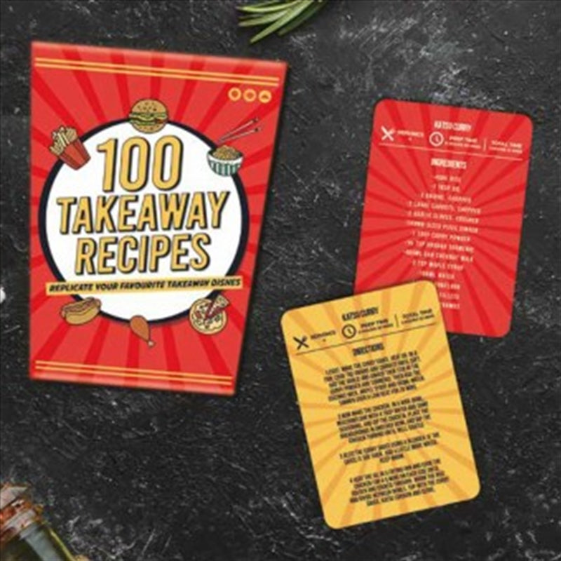 100 Takeaway Recipe Cards - Fun for All the Family