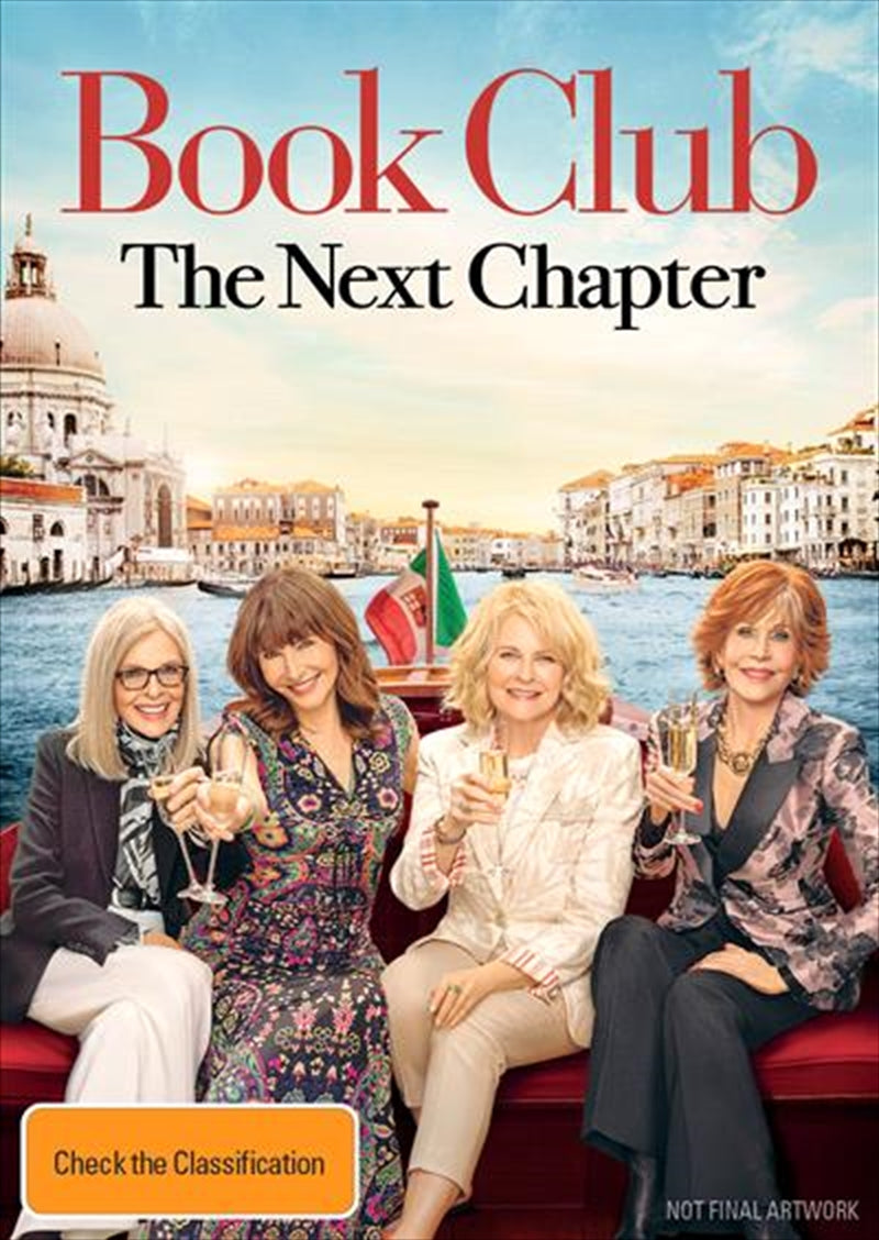 Book Club - The Next Chapter DVD - Fun Girls Trip Adventure in Italy