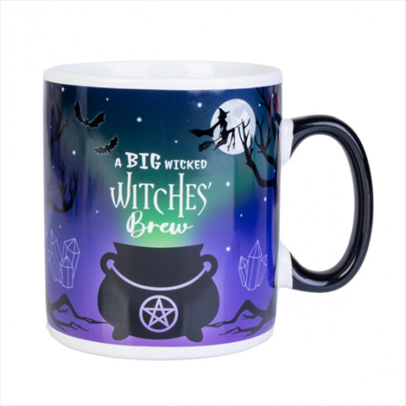 Witches' Cauldron Giant Mug - 900 ml Ceramic with Mystical Landscape - SuperSaverAU - view 1