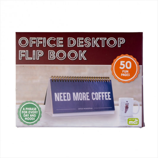 Funny Office Workspeak Flip Book - Desk Accessory