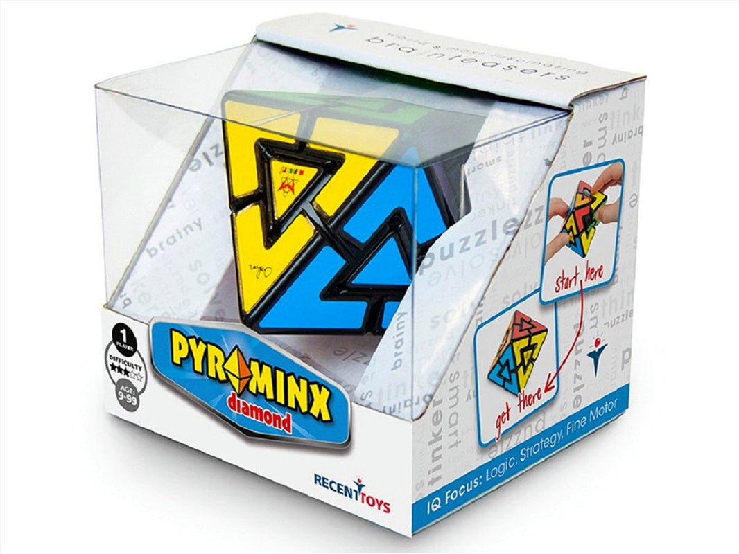 Meffert's Pyraminx Diamond Puzzle - 8-Sided Twist Challenge