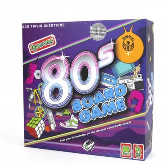 Awesome 80's Board Game - Fun Trivia Challenge for Nostalgic Players