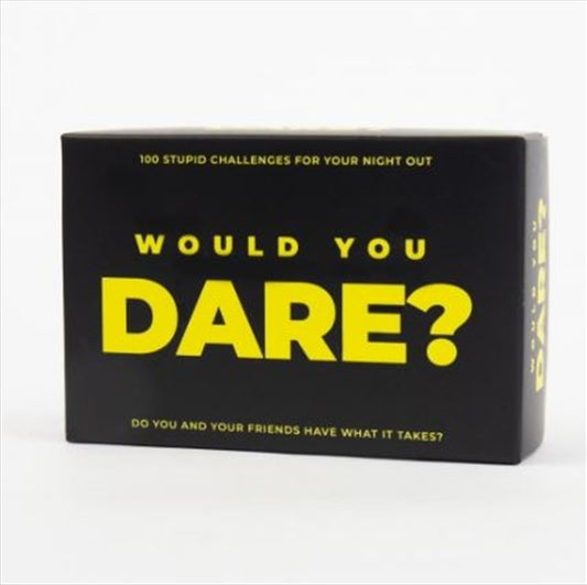 Gift Republic Would You Dare? Game - Outrageous Card Challenge for Stag Do