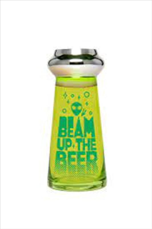 Bigmouth UFO Beer Glass - Fun Family Drinkware, 16 oz