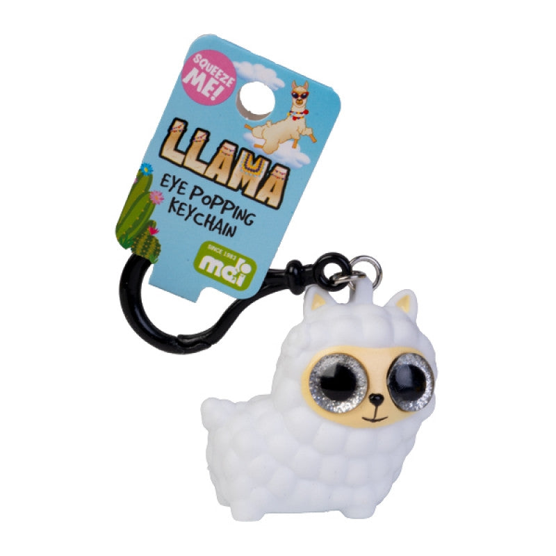 Eye Popping Keyring Llama - SuperSaverAU - view 1