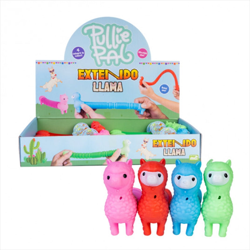 Pullie Pal Extendable Llama - Stress Relief Sensory Toy, 4 Colors - SuperSaverAU - view 1