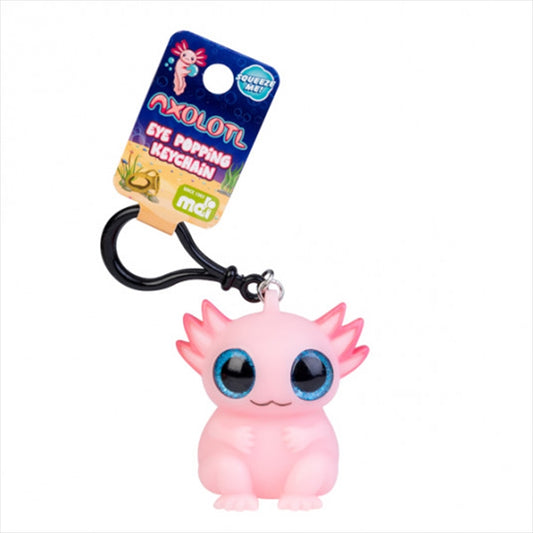 Eye Popping Keyring Axolotl
