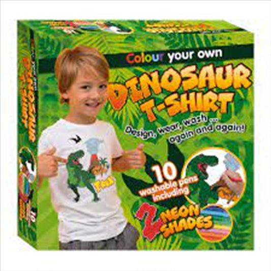 Colour Your Own Dinosaur T-Shirt