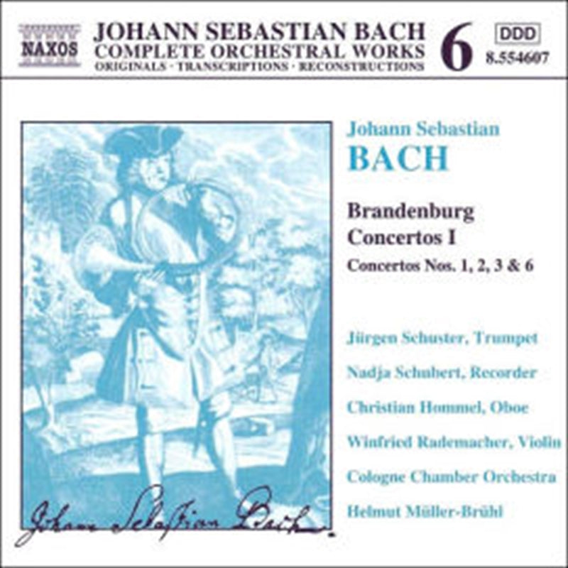 CD Album: Bach Brandenburg Ctos 1 - Muller-Bruhl/Cc