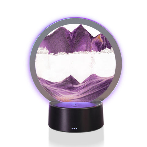 Premium Purple LED Sand Art Touch Light with Colour Changing LED