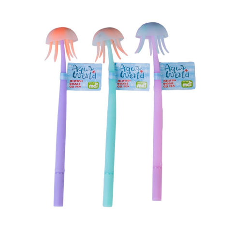 Wiggle Jellyfish Gel Pens - Fun Writing Experience - SuperSaverAU - view 1