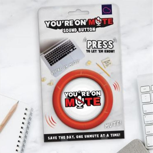 Bubblegum Stuff You're on Mute Sound Button