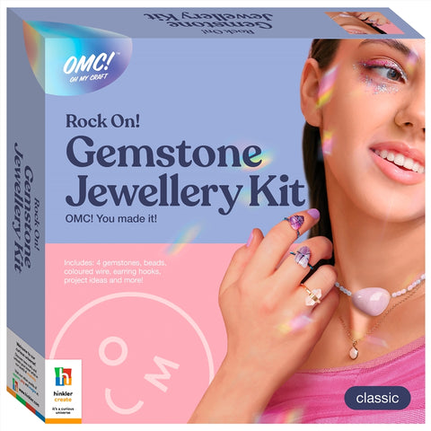 OMC Gemstone Jewellery Kit Creative Family Activity and Gift Set