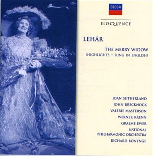 Franz Lehar Merry Widow English CD Album - Classical Music