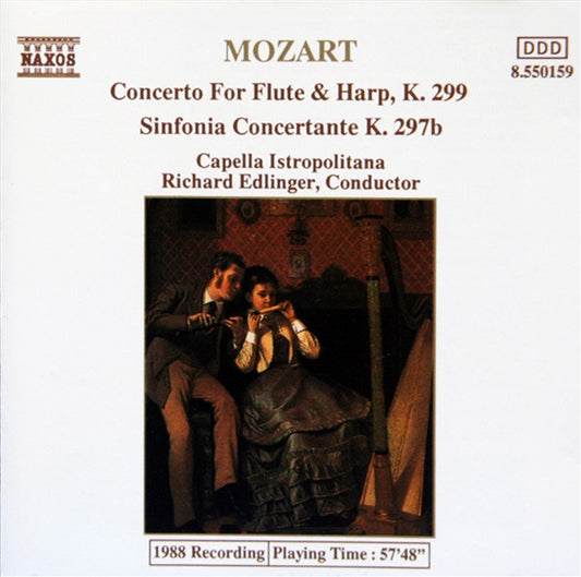 Mozart, Wolfgang Amadeus CD Album - Flute and Harp Concerto