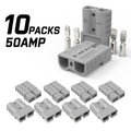 Premium 50A Anderson Style Plug Connectors 6AWG 10 Pack