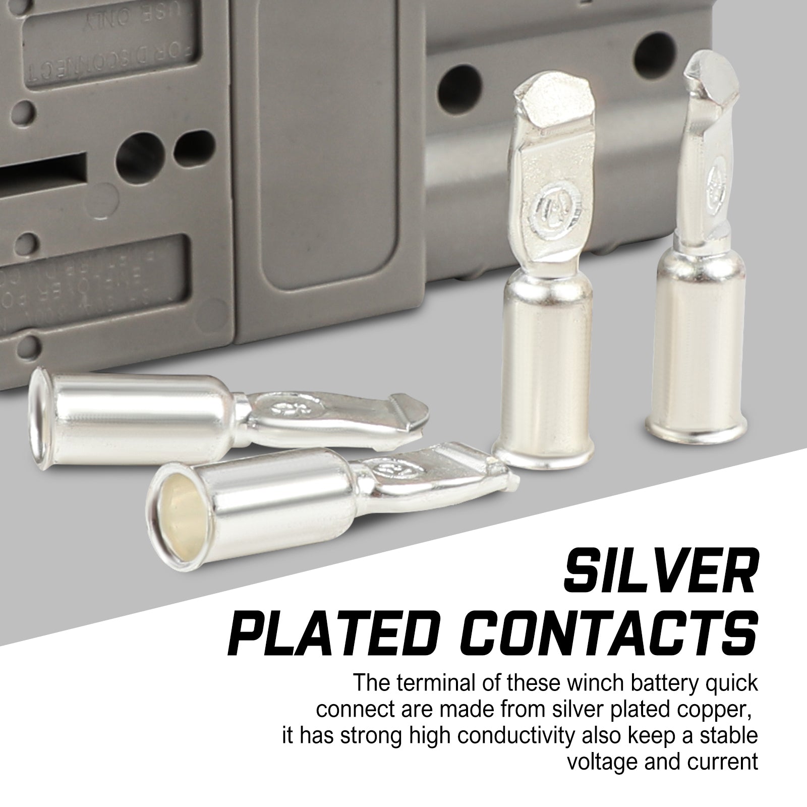 Premium 50A Anderson Style Plug Connectors 6AWG 10 Pack