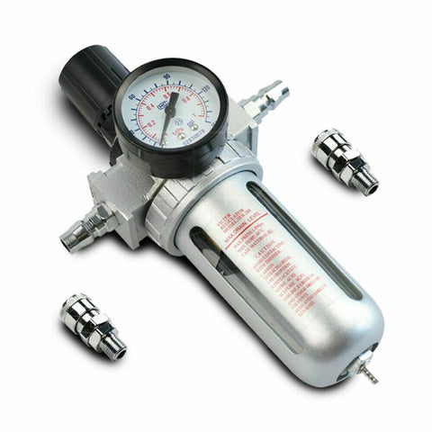 X-BULL Air Compressor Moisture Filter Regulator Separator 1/4in BSP
