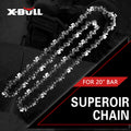X-BULL 20'' Chainsaw Bar and Chain 0 .325 Pitch Gauge 76 Link Universal - SuperSaverAU - view 5
