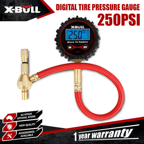 X-BULL Digital Tyre Pressure Gauge 250PSI with LED Display