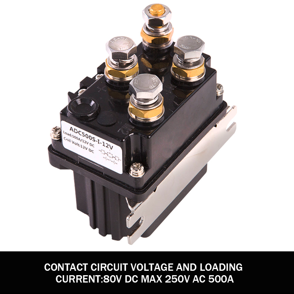 X-BULL 500A Winch Solenoid Relay Controller 12V