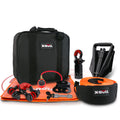 X-BULL 11 Piece 4WD Winch Recovery Kit Black