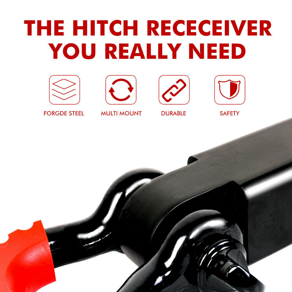 X-BULL 5T Hitch Receiver with Bow Shackle
