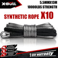 X-BULL 5.5mm x 13m SK75 Synthetic Winch Rope - 10 Pack