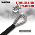 X-BULL 5.5mm x 13m SK75 Synthetic Winch Rope - 10 Pack