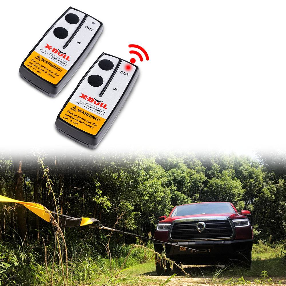 X-BULL 2x Wireless Winch Remote Control 12V 150ft