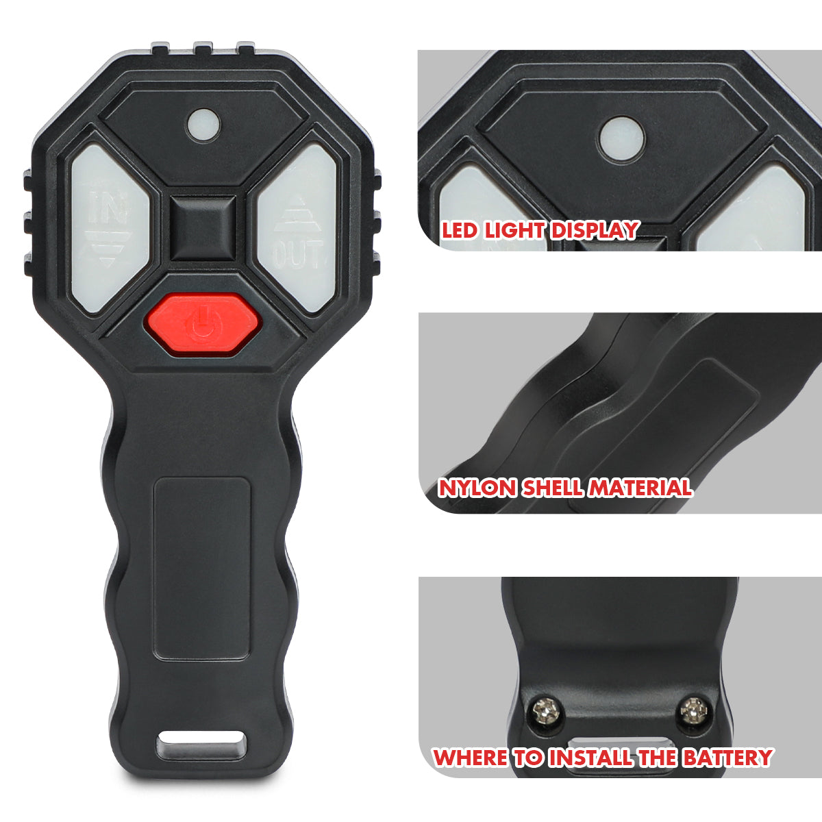 X-BULL 2x Wireless Winch Remote Control 12V Handset Switch - 150ft