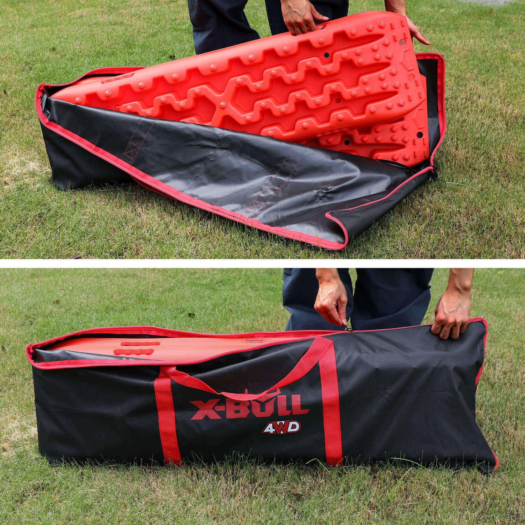 X-BULL Recovery Tracks Carry Bag 4x4 Extraction TRED Bag - Black