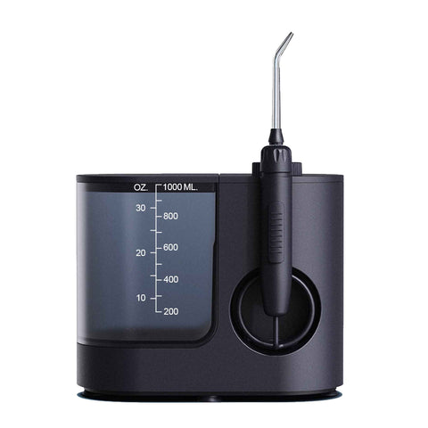 Water Jet Black Dental Flosser 1000ml Electric Oral Pressure Irrigator with 5 Tips - SuperSaverAU - view 2