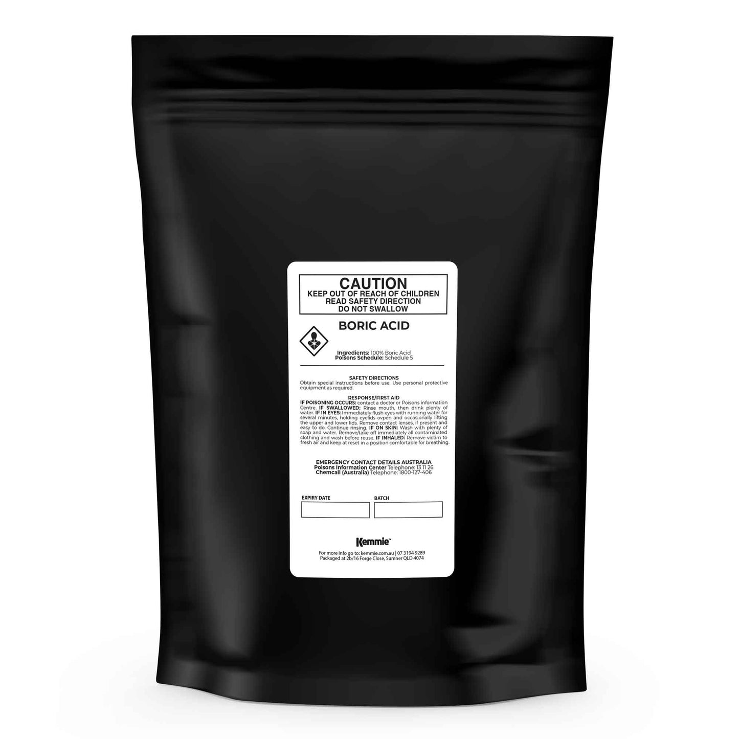 Boric Acid Powder 400g - High Purity, Fully Soluble, Pest Control for Ants & Cockroaches