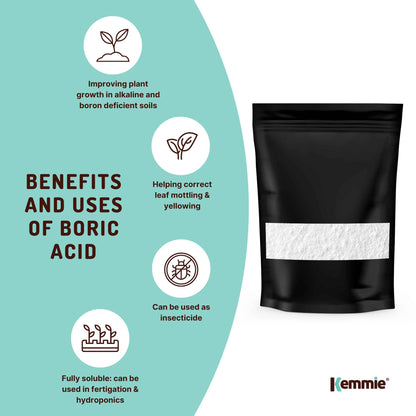 Boric Acid Powder 400g - High Purity, Fully Soluble, Pest Control for Ants & Cockroaches