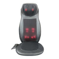 Shiatsu Kneading Heat Massage Cushion with Vibration for Chair and Car Seat Black - SuperSaverAU - view 1