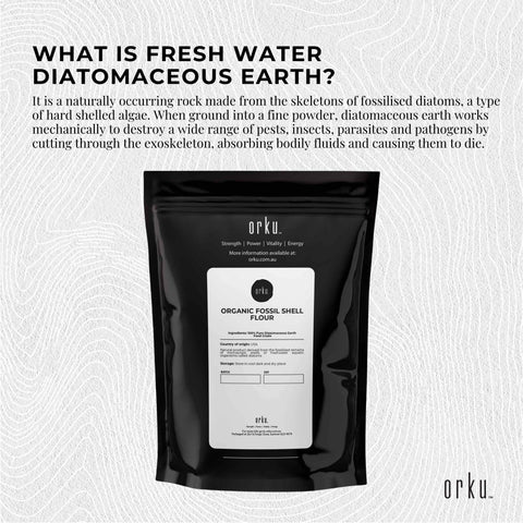 400g Organic Fine Diatomaceous Earth - Food Grade Fossil Shell Flour Powder - SuperSaverAU - view 2