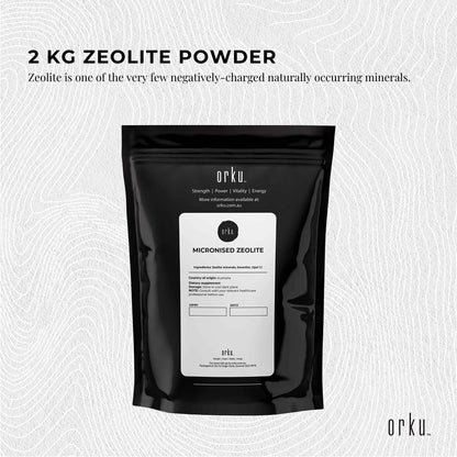 1Kg Pure Micronised Zeolite Powder Mineral - Micronized Volcamin Clinoptilolite