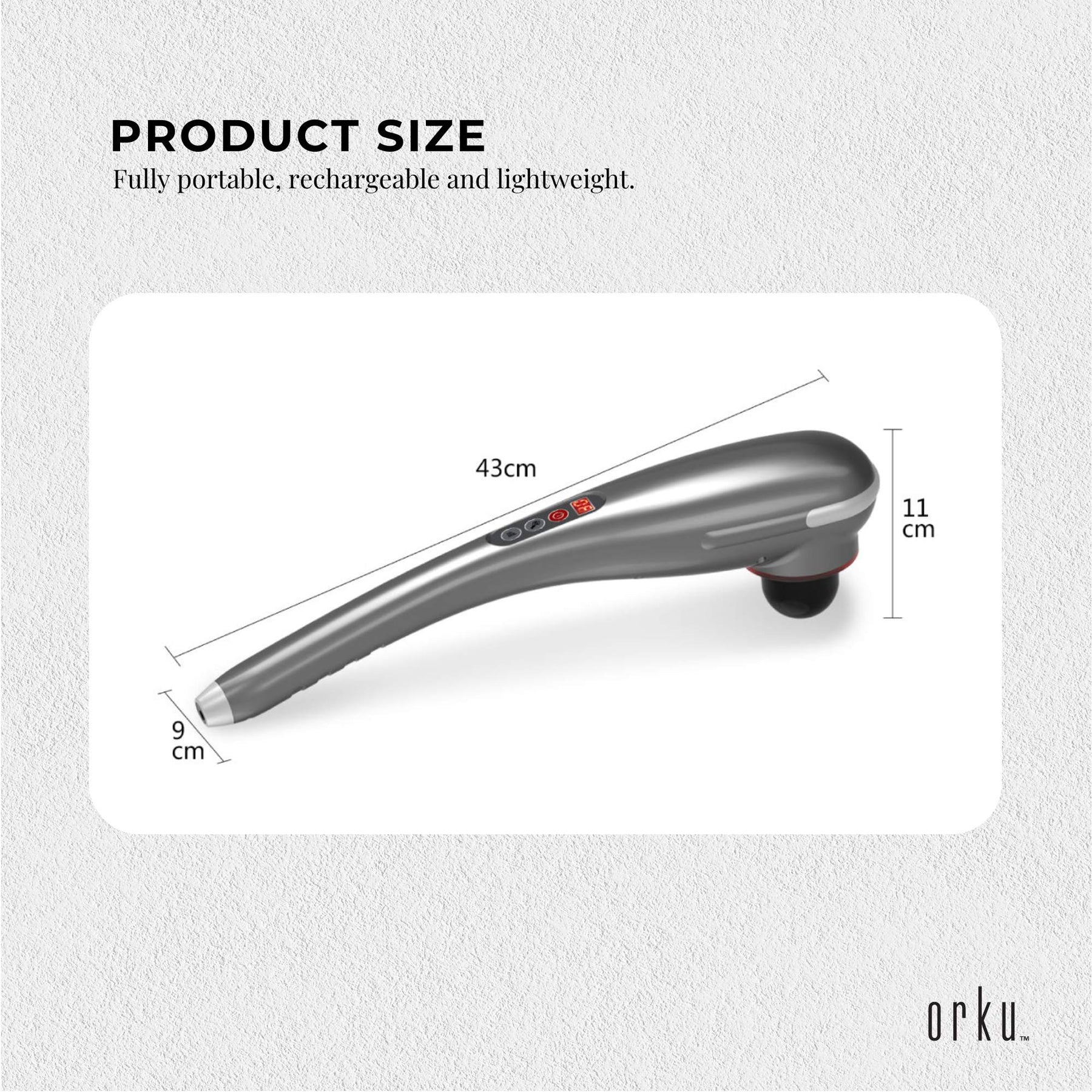 Rechargeable Body Hammer Massager - Handheld Portable Cordless Electric Massage - SuperSaverAU - view 6