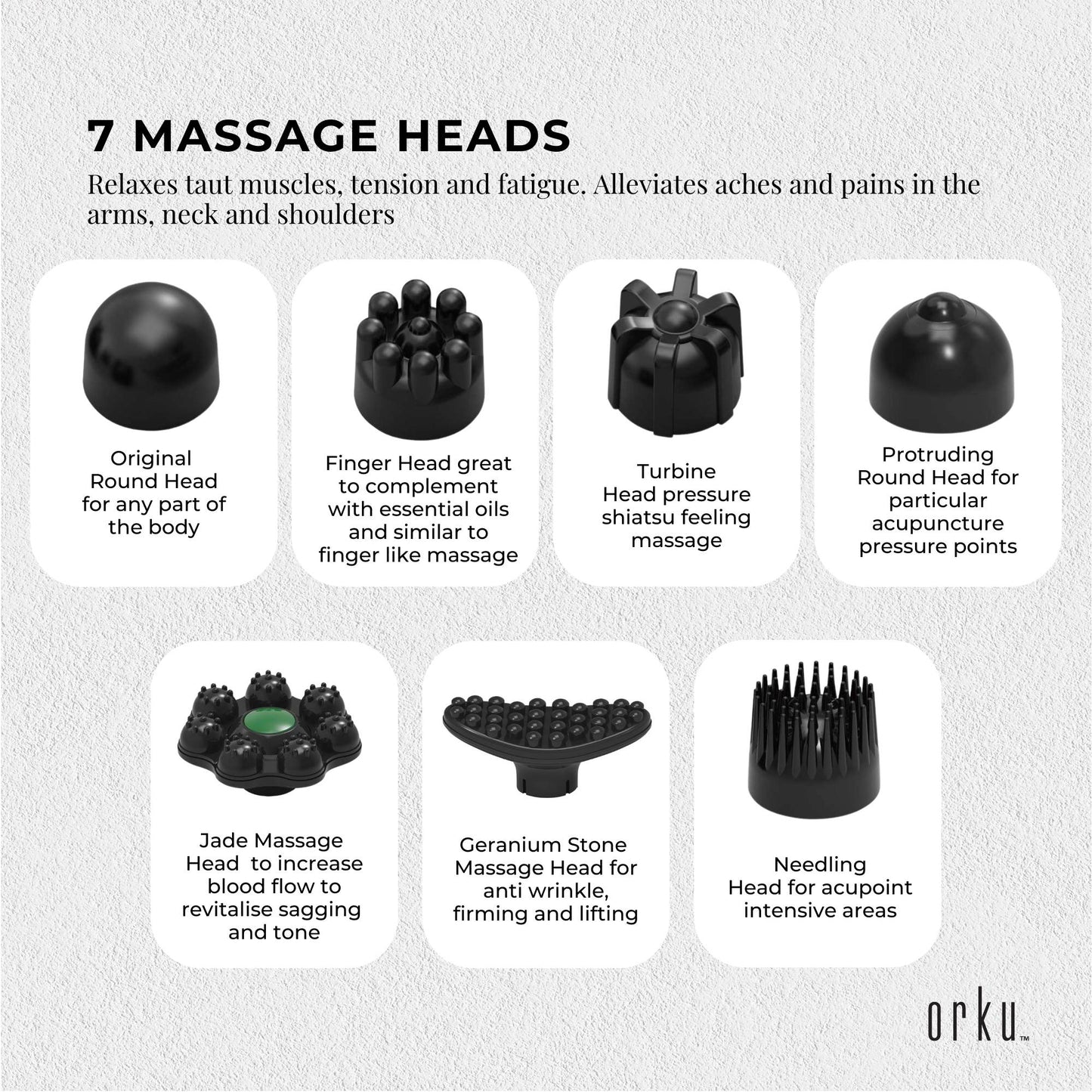 Rechargeable Body Hammer Massager - Handheld Portable Cordless Electric Massage