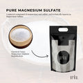 Orku 10Kg Epsom Salt - Magnesium Sulphate Bath Salts For Skin Body Sulfate - SuperSaverAU - view 4