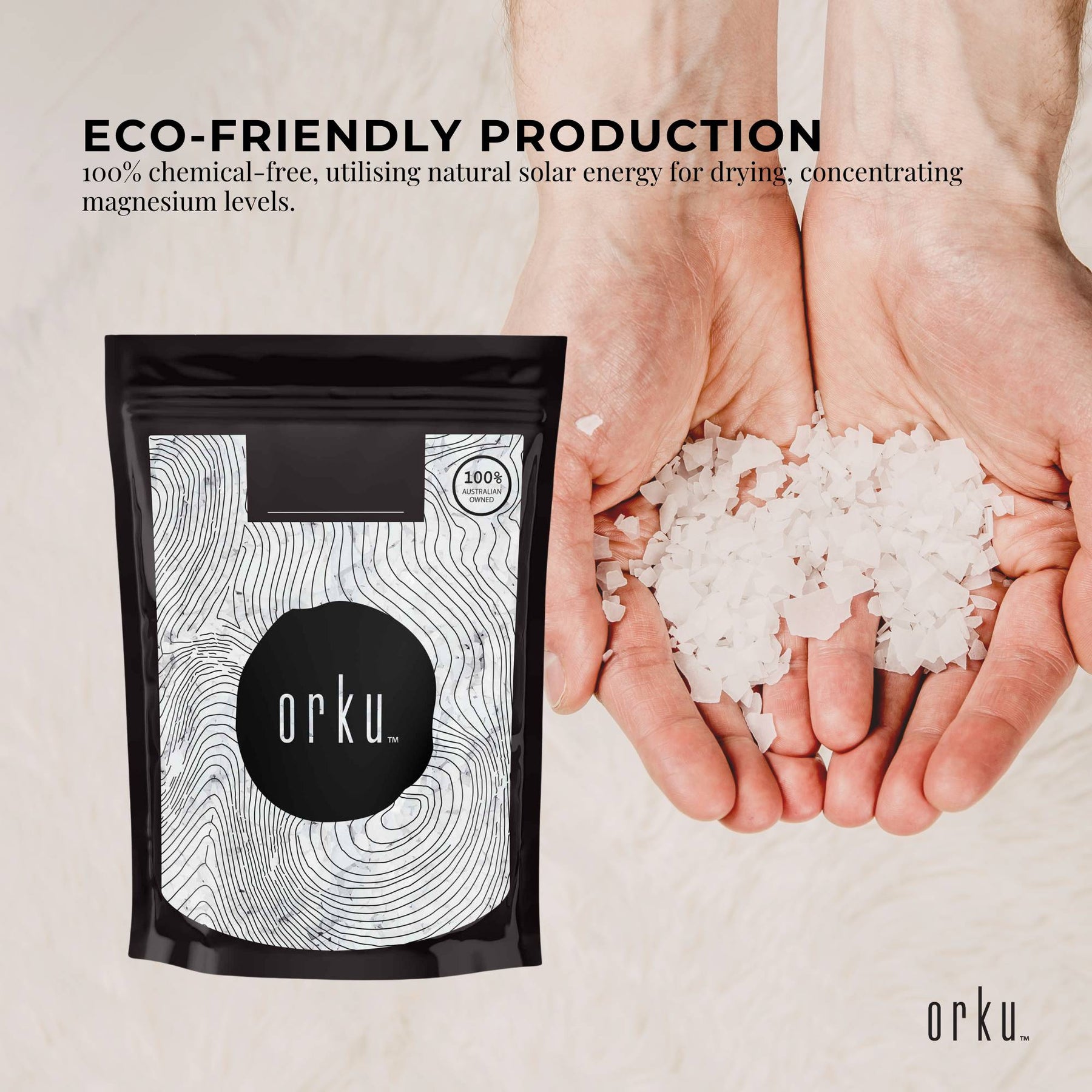 2Kg Magnesium Chloride Flakes Hexahydrate - Organic USP Food Grade Bath Salt - SuperSaverAU - view 2