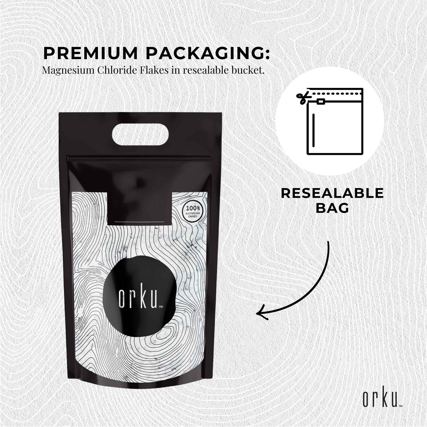 5Kg Magnesium Chloride Flakes Hexahydrate - Organic USP Food Grade Bath Salt - SuperSaverAU - view 2