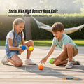 High Bounce Hand Balls 4 Colour Pack - Rubber Bouncing Set - SuperSaverAU - view 2