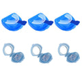 3x Mouthguard Mouthpiece & Nose Clip Soft Silicone Anti Snoring Sleep Aid Set - SuperSaverAU - view 1