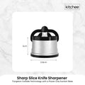 3x Kitchen Knife Sharpener Suction Grip Knives Blades Scissors Sharpening Tools - SuperSaverAU - view 3