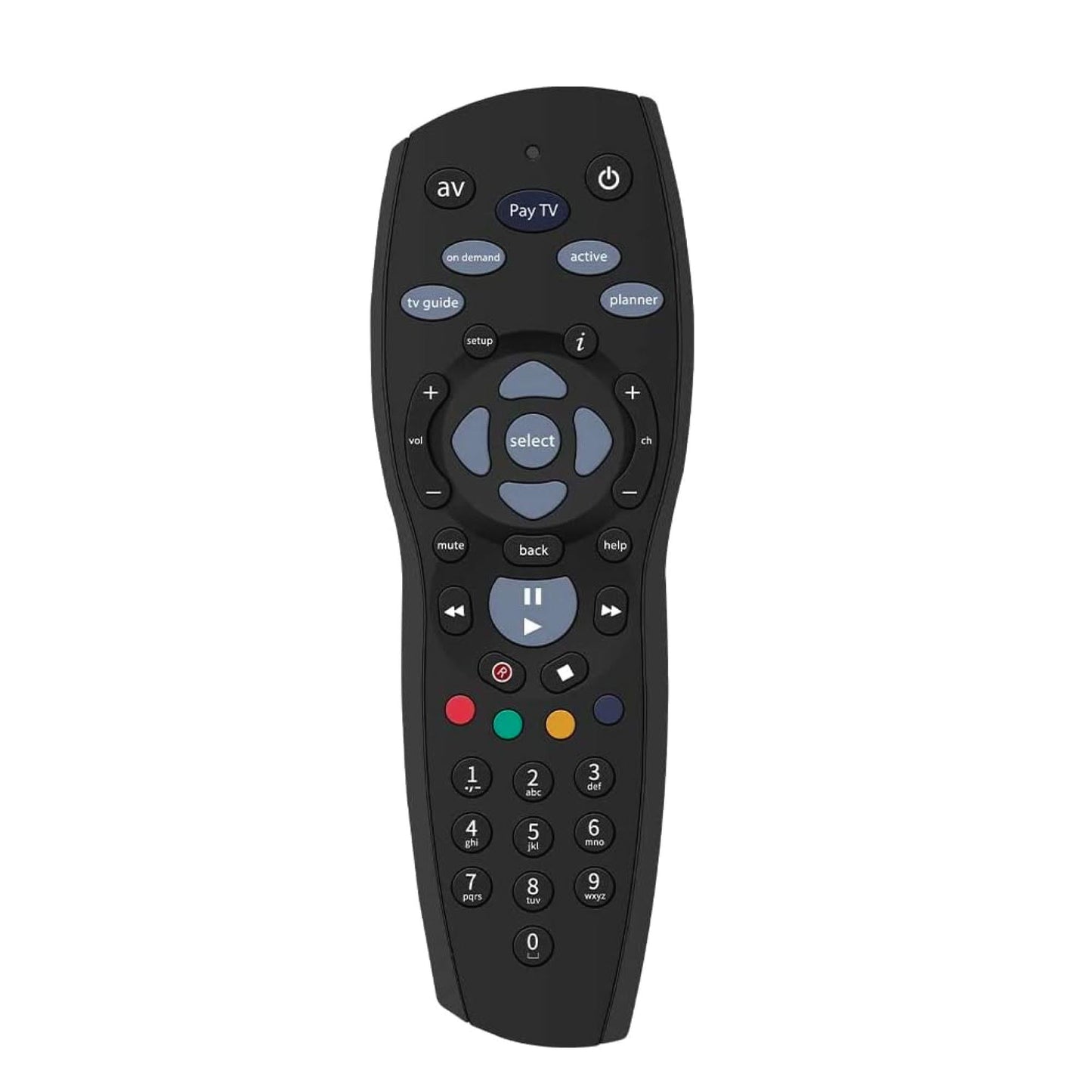 Tooleroo 2x Black Foxtel PayTV Remote Controls for Foxtel MyStar SKY NZ