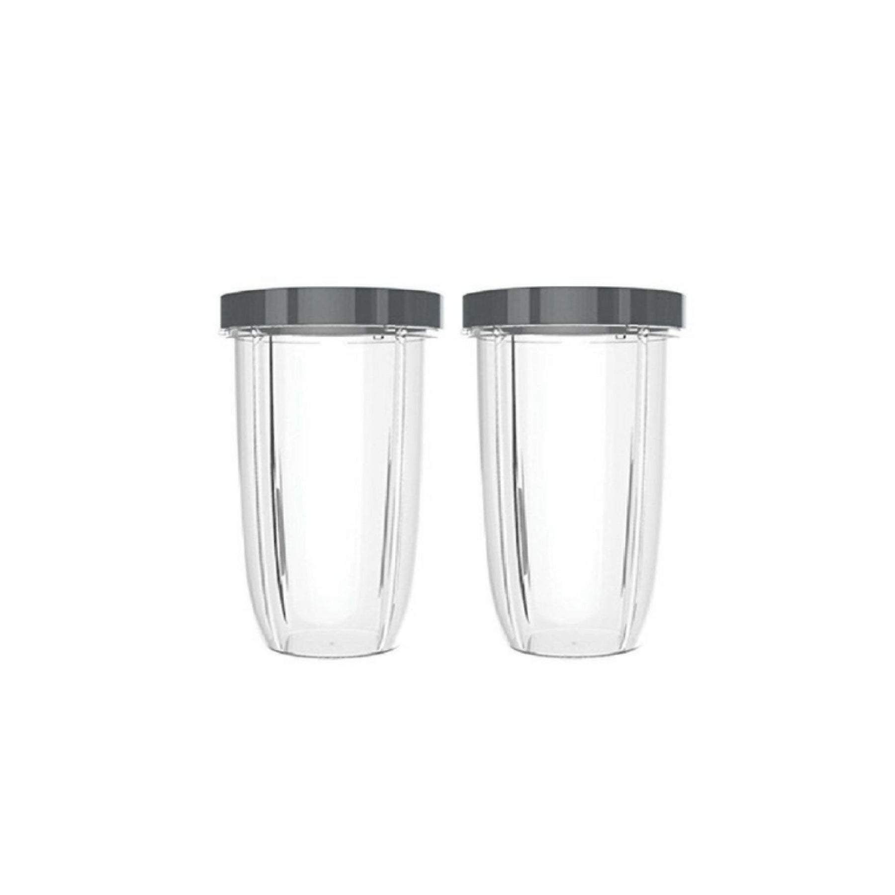 For Nutribullet 2 Tall Cups + 2 Stay Fresh Lid For Nutri 600 and 900 Models - SuperSaverAU - view 2